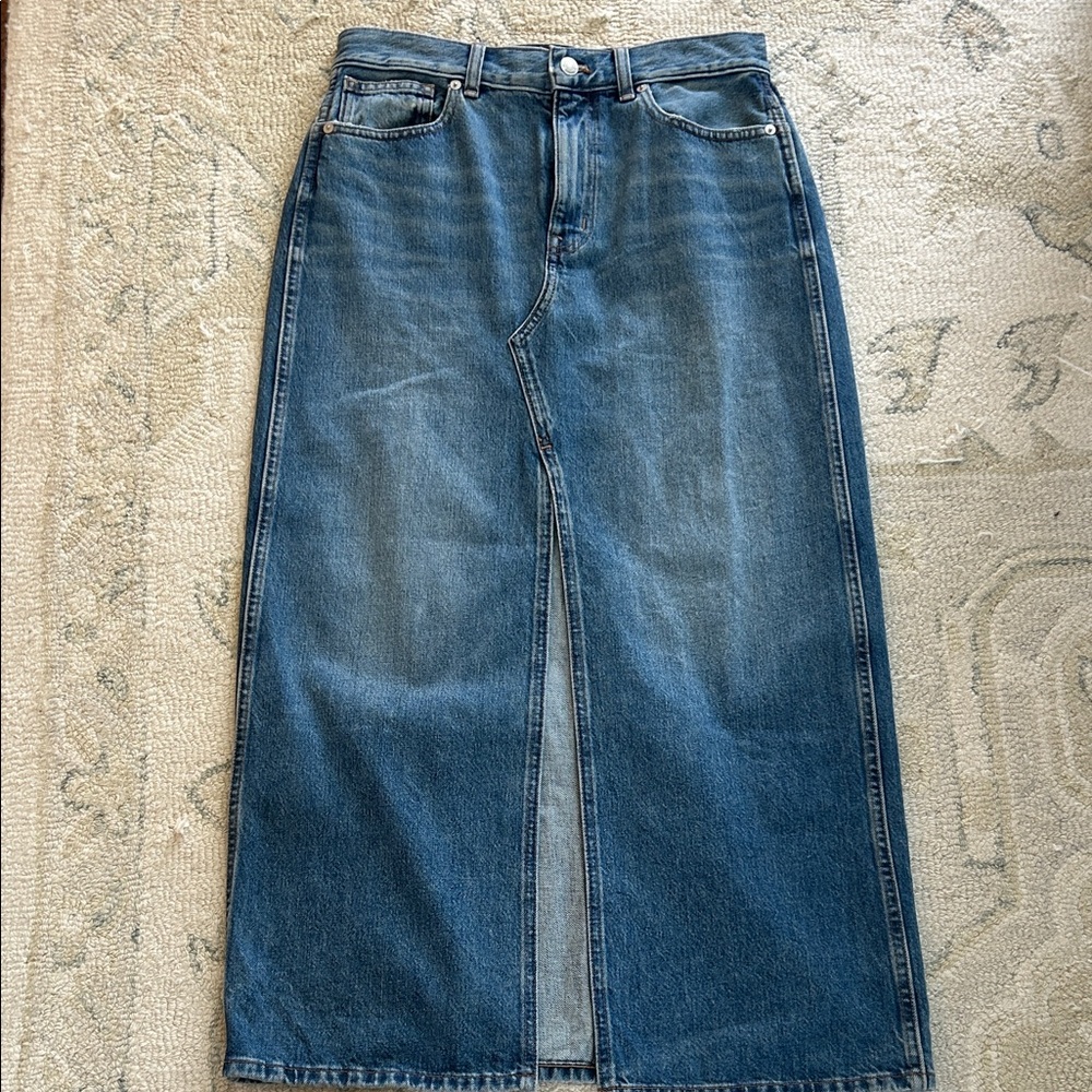 Madewell Blue Denim Skirt